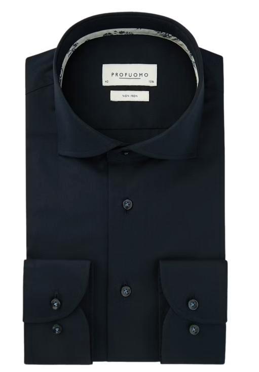 2dekans | Navy Shirt Cutoway Overhemd | Heren - maat 39, Kleding | Heren, Overhemden, Ophalen of Verzenden