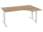 Instelbaar Bureau - Eiken Bureaublad - 180 x 120 cm, Verzenden, In hoogte verstelbaar, Nieuw, Bureau
