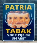 emaille bord PATRIA TABAK - Voor pijp en sigaret, Collections, Marques & Objets publicitaires, Verzenden