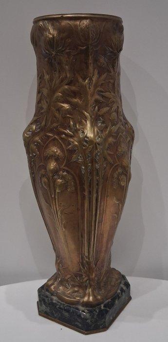 Ferdinand Barbedienne - Vase balustre - Bronze doré, Antiquités & Art, Art | Objets design