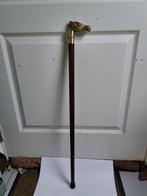 Wandelstok - Driedelig - Hout, Messing, Divers - Wandelstok, Antiek en Kunst