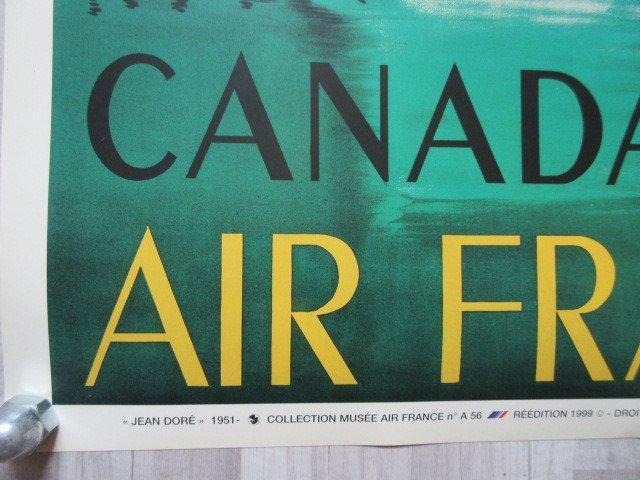 Jean DORE - Air France CANADA - Jaren 1990, Antiek en Kunst, Kunst | Tekeningen en Fotografie