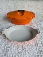 Le Creuset - Braadpan (2) - Ovale cocotte (28 cm) en plat -
