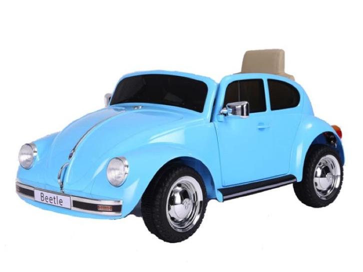 Volkswagen Beetle Oldtimer, 12 volt kinderauto met rubberen, Kinderen en Baby's, Speelgoed | Buiten | Accuvoertuigen, Nieuw, Ophalen of Verzenden