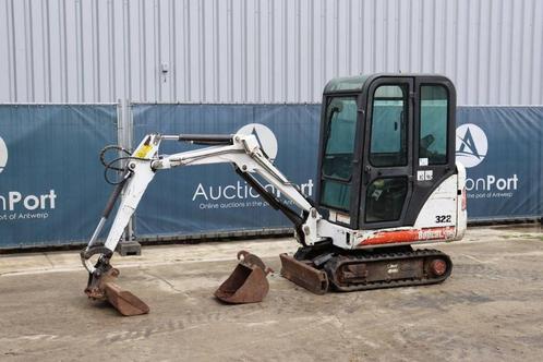 Veiling: Rupsgraafmachine Bobcat 322 Diesel 2003, Zakelijke goederen, Machines en Bouw | Kranen en Graafmachines, Ophalen