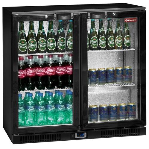 Flessenkoeler geventileerd "Back Bar" 2 draaideuren, Zakelijke goederen, Horeca | Keukenapparatuur, Koelen en Vriezen, Verzenden