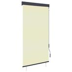 Zonwering Rolgordijn Creme 80x250 | Retour Deal | Zwengel..., Verzenden, Nieuw, 50 tot 100 cm, 200 cm of meer