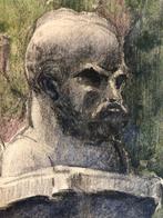 École Française (c. 1920) - Le buste de Paul Verlaine - NO, Antiek en Kunst