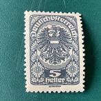 Oostenrijk 1919 - 5 Heller in nuance schwarsgrau - Michel, Timbres & Monnaies, Timbres | Europe | Autriche