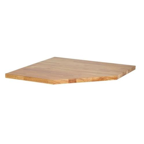 Hardhouten werkblad 86,5 x 86,5 x 3,6 cm voor hoekstuk, Doe-het-zelf en Bouw, Werkbanken, Ophalen of Verzenden