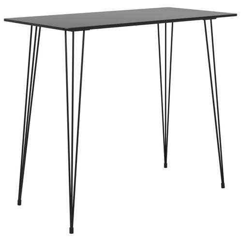 vidaXL Table de bar Noir 120x60x105 cm, Maison & Meubles, Tables | Tables à manger, Neuf, Envoi