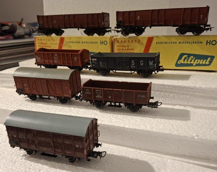 Piko, Liliput H0 - Modeltrein goederenwagon (7) - 7, Hobby en Vrije tijd, Modeltreinen | H0