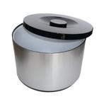Ijsemmer aluminium met deksel | 10L | 21,7(h) x 29,2(Ø)cm, Verzenden, Nieuw in verpakking