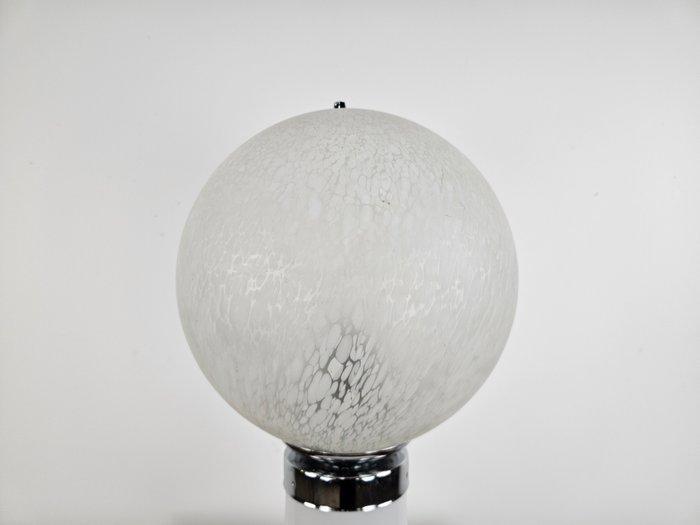 Tafellamp - Vintage tafellamp Birillo - Glas, Metaal, Antiquités & Art, Antiquités | Éclairage