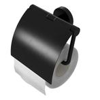 Toiletrolhouder Geesa Nemox met Klep Zwart, Ophalen of Verzenden, Nieuw, Bad