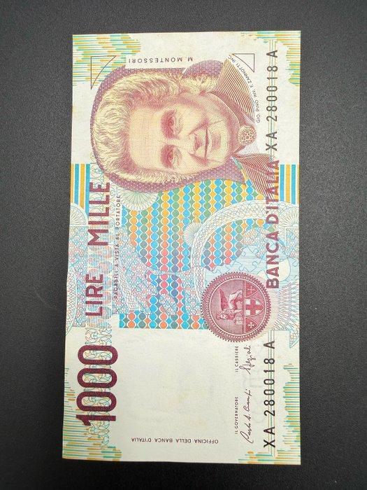 Italie. - 1.000 Lire 1990 sostitutiva XA...A - Gigante BI, Postzegels en Munten, Bankbiljetten | Europa | Niet-Eurobiljetten