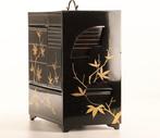 Verfijnde antieke Japanse lakwerk buiten lunchbox - Hout -