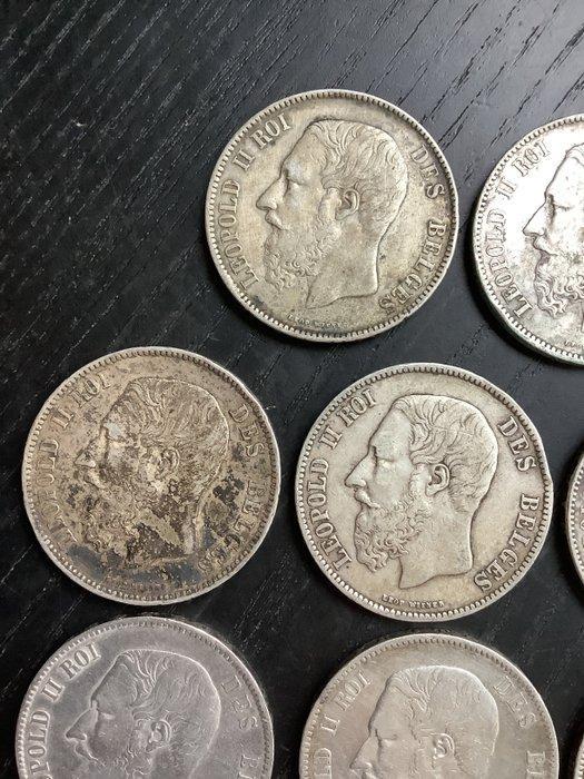 België. Leopold II. 5 Francs 1870 (Zonder minimumprijs), Postzegels en Munten, Munten | Nederland