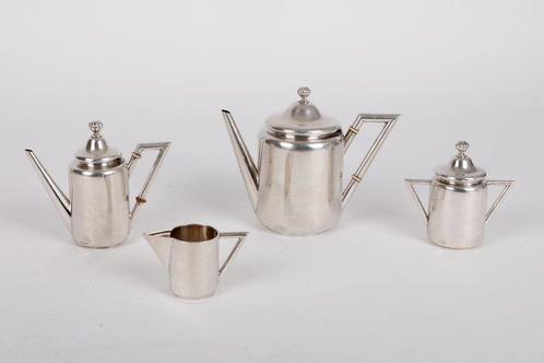Service à thé et café (4) - Argent, Antiek en Kunst, Antiek | Zilver en Goud