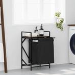 vidaXL Wasmand 1 vak met plank bruin eikenkleurig, Huis en Inrichting, Verzenden, Nieuw
