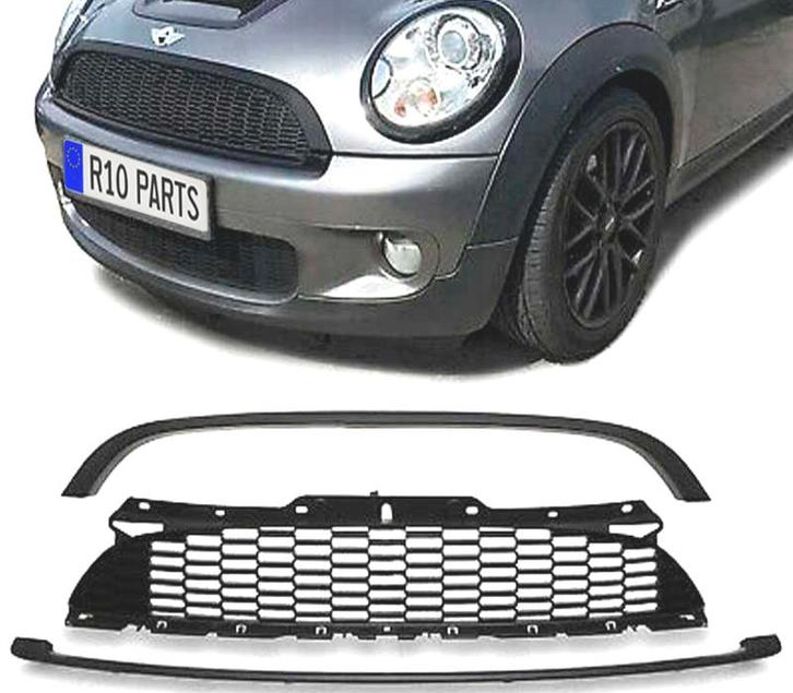 CALANDRE MINI COOPER R56 R57 R55 10-15 LOOK JCW NOIR BRILLAN, Auto-onderdelen, Carrosserie, Verzenden