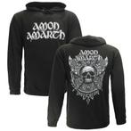 Amon Amarth Grey Skull Hoodie Trui - Officiële Merchandise, Nieuw