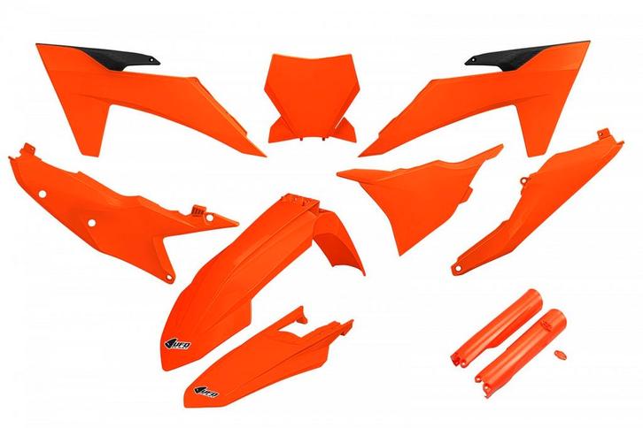 UFO plastic kit Fluor Oranje ( Full kit ) KTM SX 125/150/250, Motoren, Onderdelen | Overige, Verzenden
