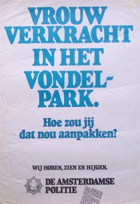 Boodschap van de politie op vintage vrouwenrechten poster, Verzamelen, Posters, Nieuw, Overige onderwerpen, Met lijst, Verzenden