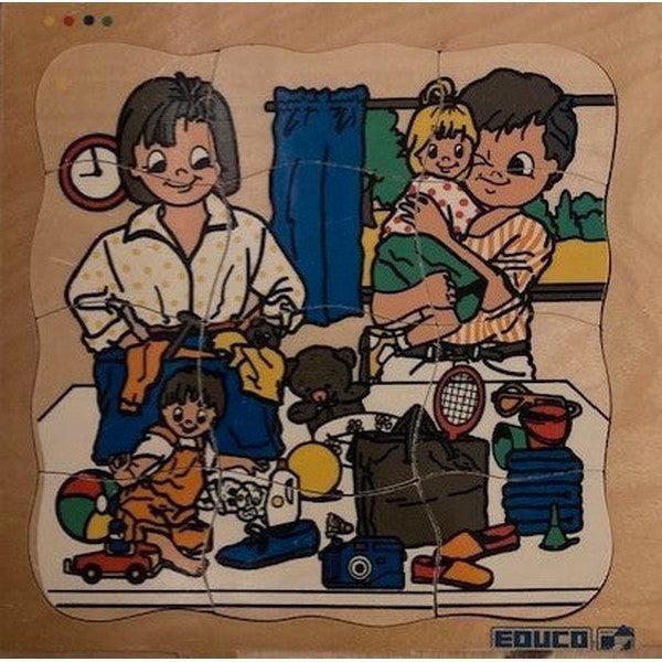 Educo puzzel Dagje strand (4-lagen), Boeken, Schoolboeken, Verzenden