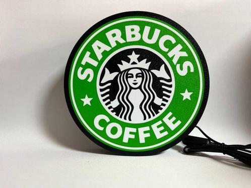 Starbucks - Starbucks Advertising Sign - Enseigne, Antiek en Kunst, Antiek | Wandborden en Tegels