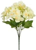 Hortensia Hydrangea Creme Zijdenbloem 30 cm, Nieuw