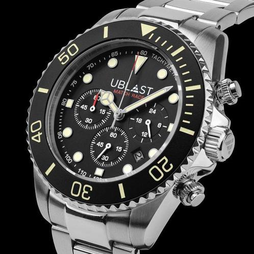 Ublast - Match Race Chronograph - UBMRC42BK - Homme - 2025, Handtassen en Accessoires, Horloges | Heren
