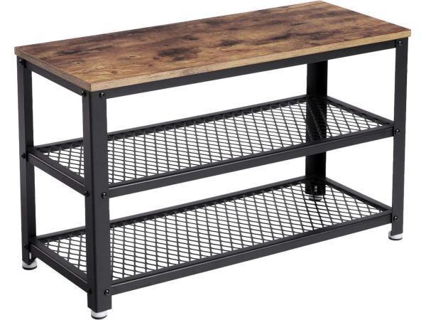 Veiling - iBella Living industrieel schoenenrek 3 lagen, Maison & Meubles, Armoires | Étagères à chaussures