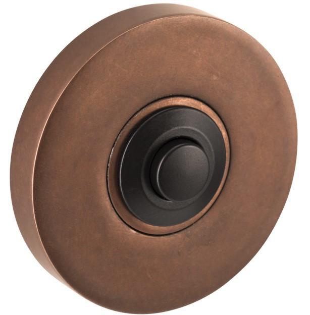 Beldrukker Vivo messing antiek brons, Bricolage & Construction, Serrurerie de bâtiment & Dispositif de fermeture