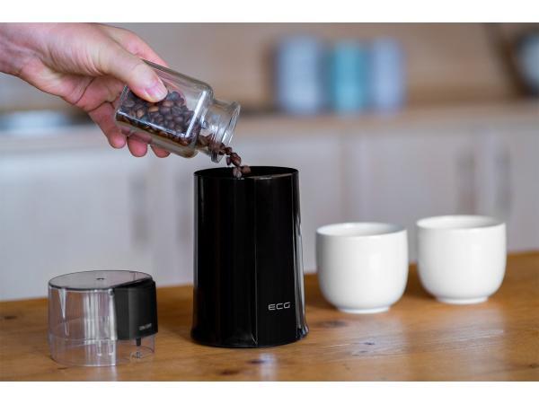 Veiling - ECG KM 122 Easygrind Black Elektrische Koffiemolen, Electroménager, Accessoires de machine à café