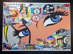 Tushikuni (1973) - STICKED POPART EYES 2, Antiek en Kunst, Kunst | Schilderijen | Modern