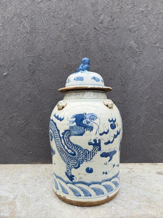 dekselvaas - Porselein - China - Lidded vase (Zonder, Antiek en Kunst, Antiek | Overige Antiek