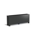 Aluminium plantenbak 200x40x80cm - Met poten, 100 cm of meer, Nieuw, Metaal, 60 cm of meer