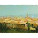 Marcel Peltie (1924-1998) - Les Remparts à Florence, Antiek en Kunst