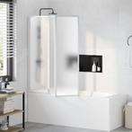 vidaXL Badscherm 3 panelen vouwbaar 141 x 132 cm, Doe-het-zelf en Bouw, Sanitair, Verzenden, Nieuw