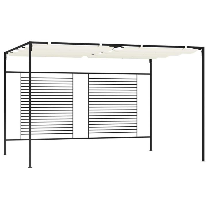vidaXL Prieel met uittrekbaar dak 180 g/m² 3x4x2,3 m, Tuin en Terras, Partytenten, Nieuw, Verzenden