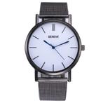 Fako - Horloge - Mesh - Classic - Ø38mm - Zwart, Handtassen en Accessoires, Verzenden, Nieuw