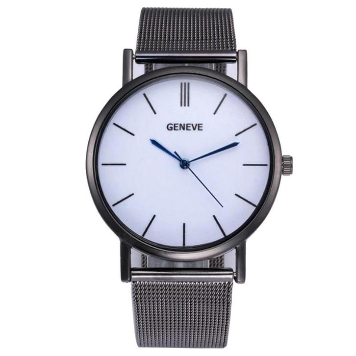 Fako - Horloge - Mesh - Classic - Ø38mm - Zwart, Handtassen en Accessoires, Horloges | Dames, Verzenden