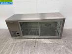 RVS Gamko Koelvitrine Gebaksvitrine 131 cm 230V Horeca, Ophalen of Verzenden, Nieuw in verpakking