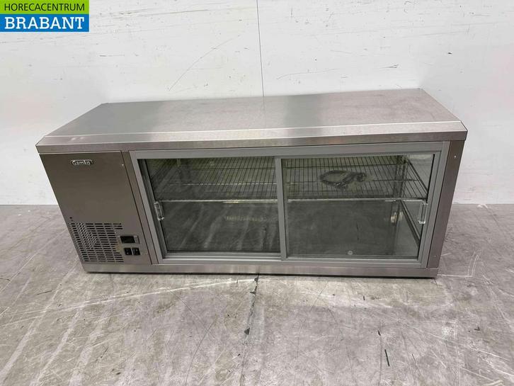 RVS Gamko Koelvitrine Gebaksvitrine 131 cm 230V Horeca, Zakelijke goederen, Horeca | Keukenapparatuur, Ophalen of Verzenden