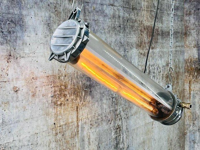 Gangway light - Aluminium, Glas, Antiquités & Art, Antiquités | Assiettes décoratives & Carrelages