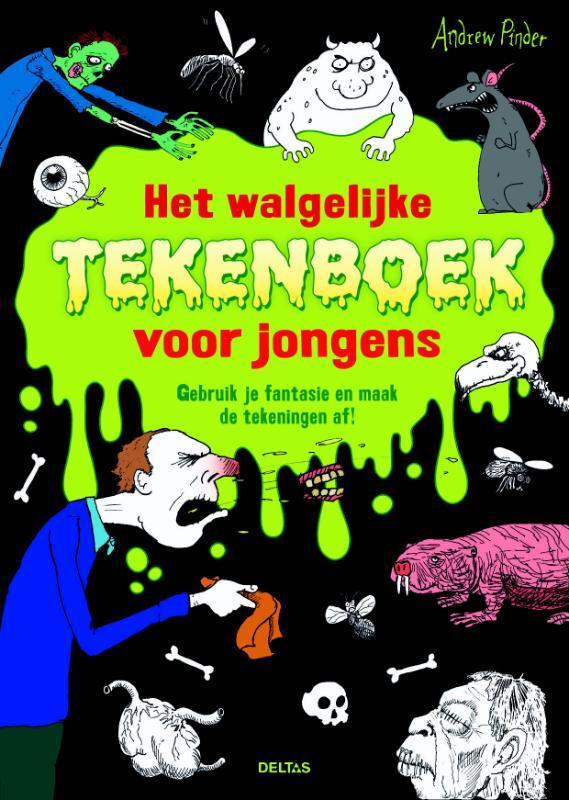 Het walgelijke tekenboek voor jongens 9789044749199, Boeken, Overige Boeken, Gelezen, Verzenden