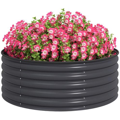 Moestuinbak - Groene vingers - Stapelbaar - Zwart, Tuin en Terras, Bloembakken en Plantenbakken, Nieuw, Ophalen of Verzenden