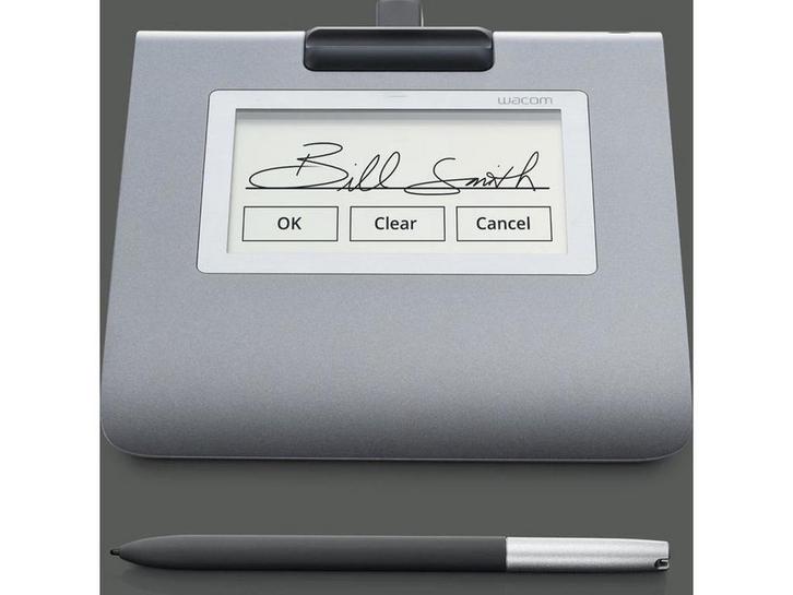 Wacom STU-430 - Signature Set - Pen-display USB - Grijs, Computers en Software, Overige Computers en Software, Zo goed als nieuw