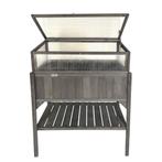 Lendo Online Bac Potager Surélevé avec Serre 98x49x120 Bois